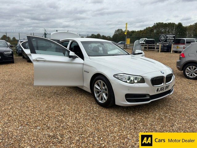 BMW 5 Series 520D Se Saloon White #3