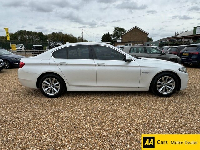 BMW 5 Series 520D Se Saloon White #2
