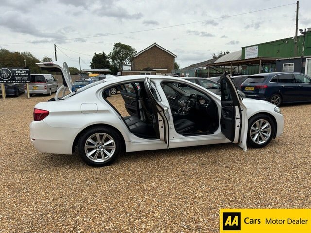 BMW 5 Series 520D Se Saloon White #4