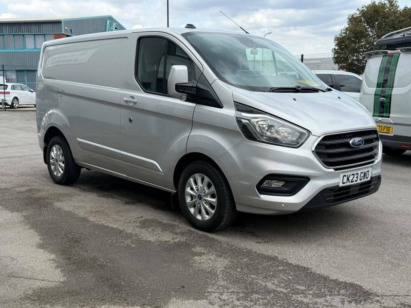 Ford Transit Custom 2.0 Ecoblue 130Ps Low Roof Limited Van - 2023 23 CK23GWO Silver #2
