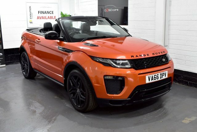 Land Rover Range Rover Evoque 2017 2.0 Td4 180 Hse Dynamic Convertible Aut Orange