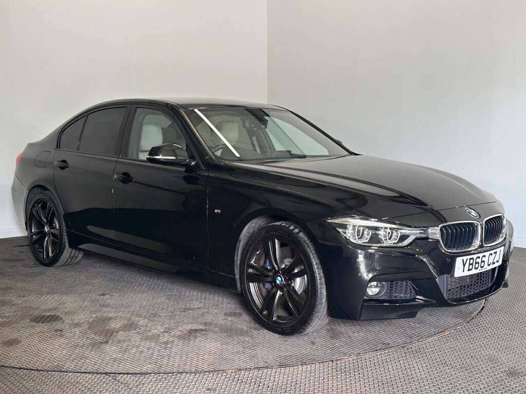 BMW 3 Series 3.0 335D M Sport Saloon Xdrive Eur YB66CZJ Black #2