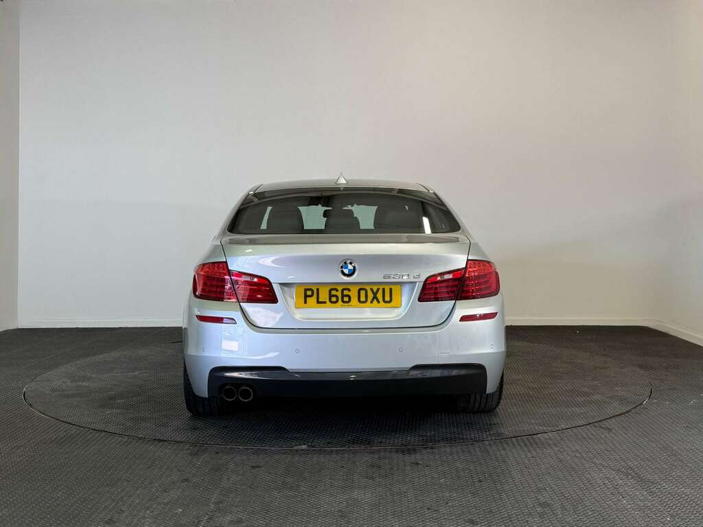 BMW 5 Series 3.0 530D M Sport Saloon Euro 6 S PL66OXU Silver #5