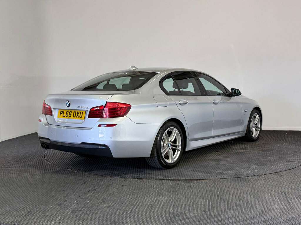 BMW 5 Series 3.0 530D M Sport Saloon Euro 6 S PL66OXU Silver #6