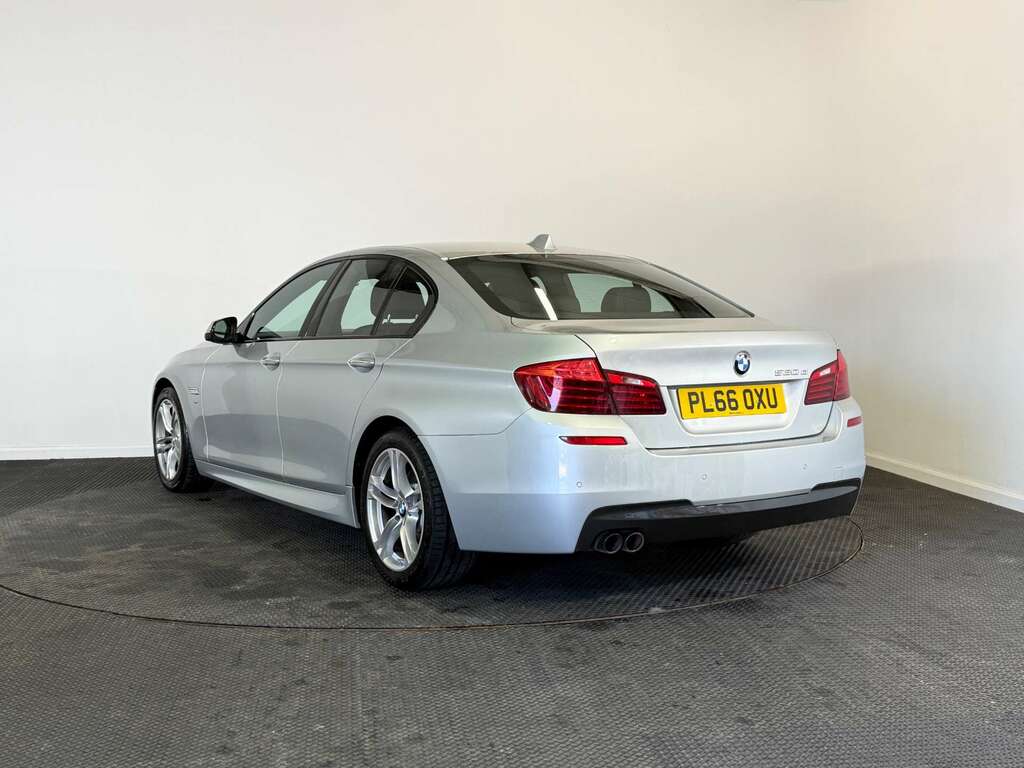 BMW 5 Series 3.0 530D M Sport Saloon Euro 6 S PL66OXU Silver #4