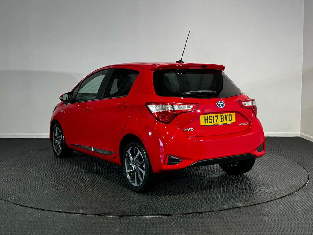 Toyota Yaris 1.5 Vvt-h Excel Hatchback Hybrid E-cvt HS17BVO Red #4