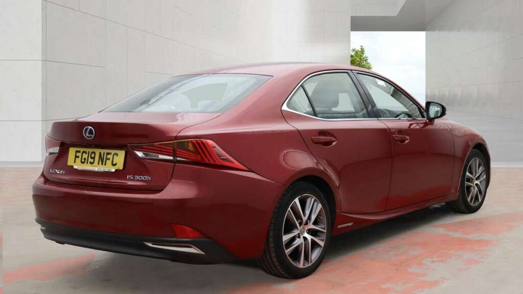 Lexus IS 2.5 300H Saloon Hybrid E-cvt Euro 6 S FG19NFC Red #5