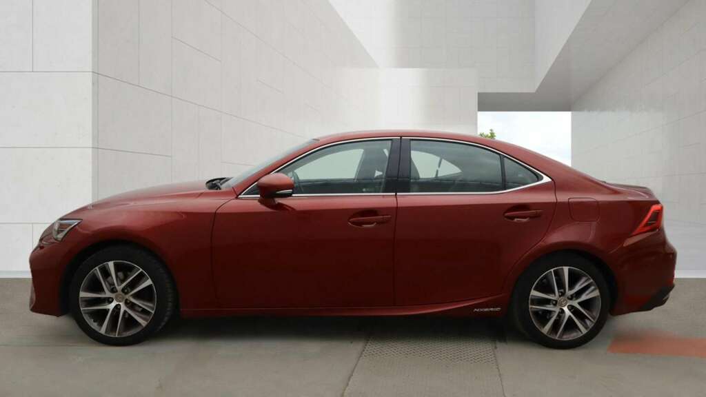 Lexus IS 2.5 300H Saloon Hybrid E-cvt Euro 6 S FG19NFC Red #2