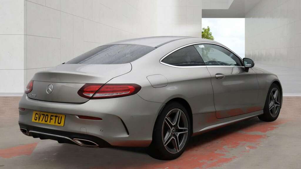 Mercedes-Benz C Class 1.5 C200 Mhev Amg Line Edition Coupe G- GV70FTU Silver #5