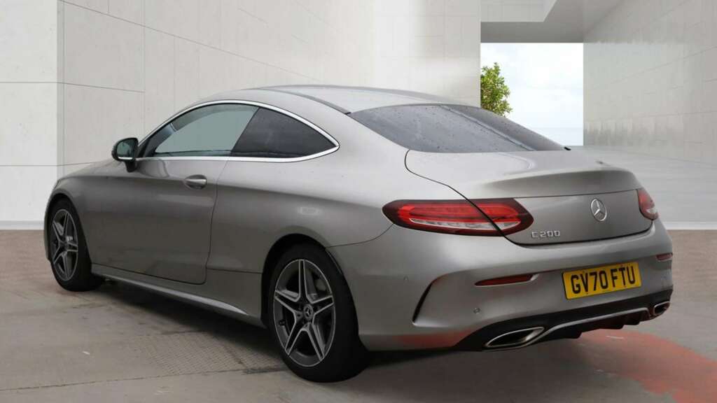 Mercedes-Benz C Class 1.5 C200 Mhev Amg Line Edition Coupe G- GV70FTU Silver #3