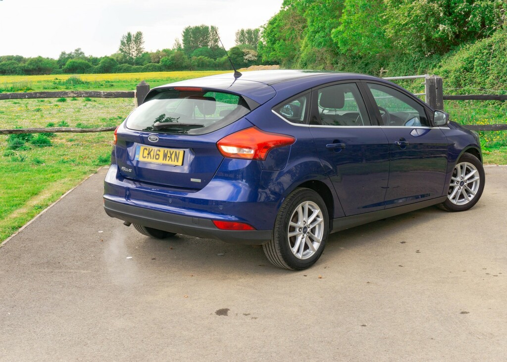 Ford Focus 1.0 T Ecoboost Zetec 2016 CK16WXN Blue #3