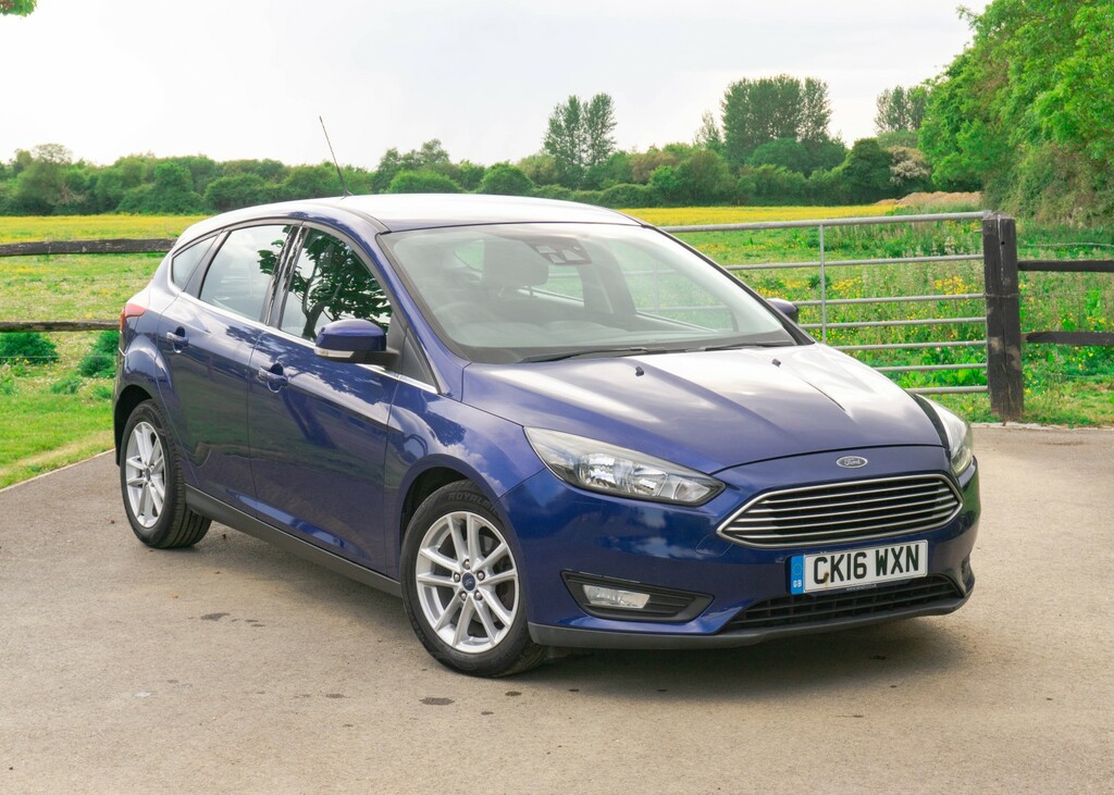 Ford Focus 1.0 T Ecoboost Zetec 2016 Blue