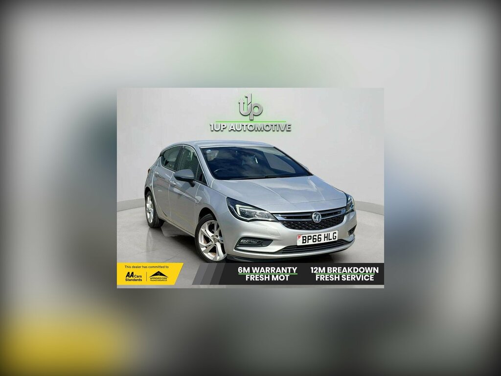 Vauxhall Astra 1.4I Sri Euro 6 Silver