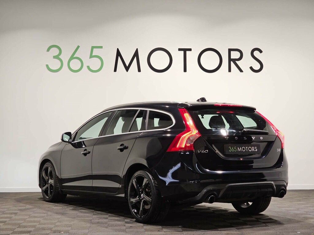 Volvo V60 D2 R-design Lux Nav Estate Powershift Euro LP15GNK Black #2