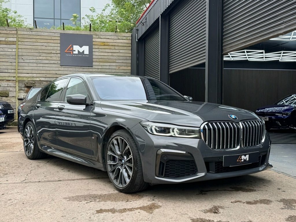 BMW 7 Series 3.0 740D Mht M Sport Saloon Hybrid Grey #5