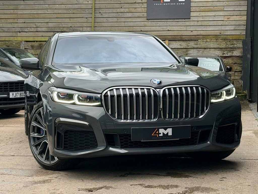 BMW 7 Series 3.0 740D Mht M Sport Saloon Hybrid Grey #3