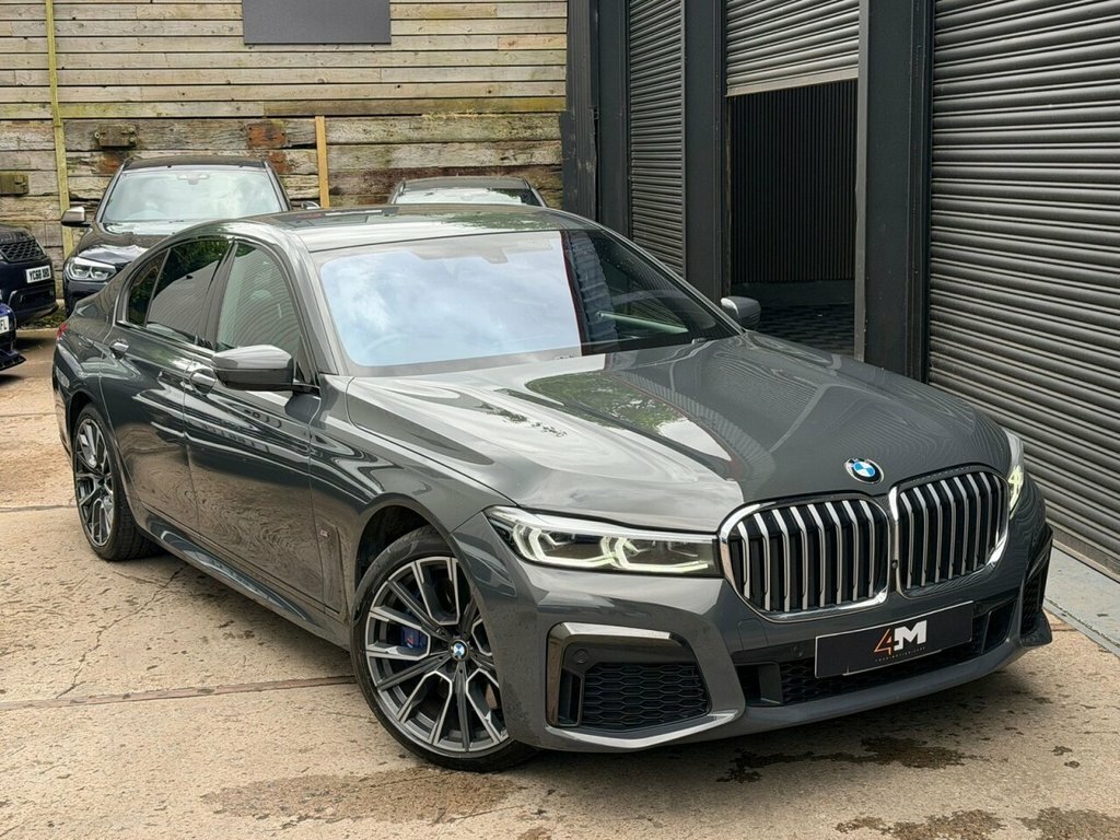 BMW 7 Series 3.0 740D Mht M Sport Saloon Hybrid Grey #4