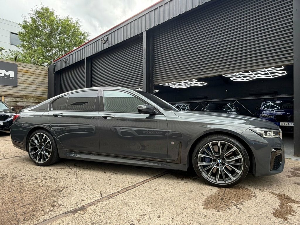 BMW 7 Series 3.0 740D Mht M Sport Saloon Hybrid Grey #6