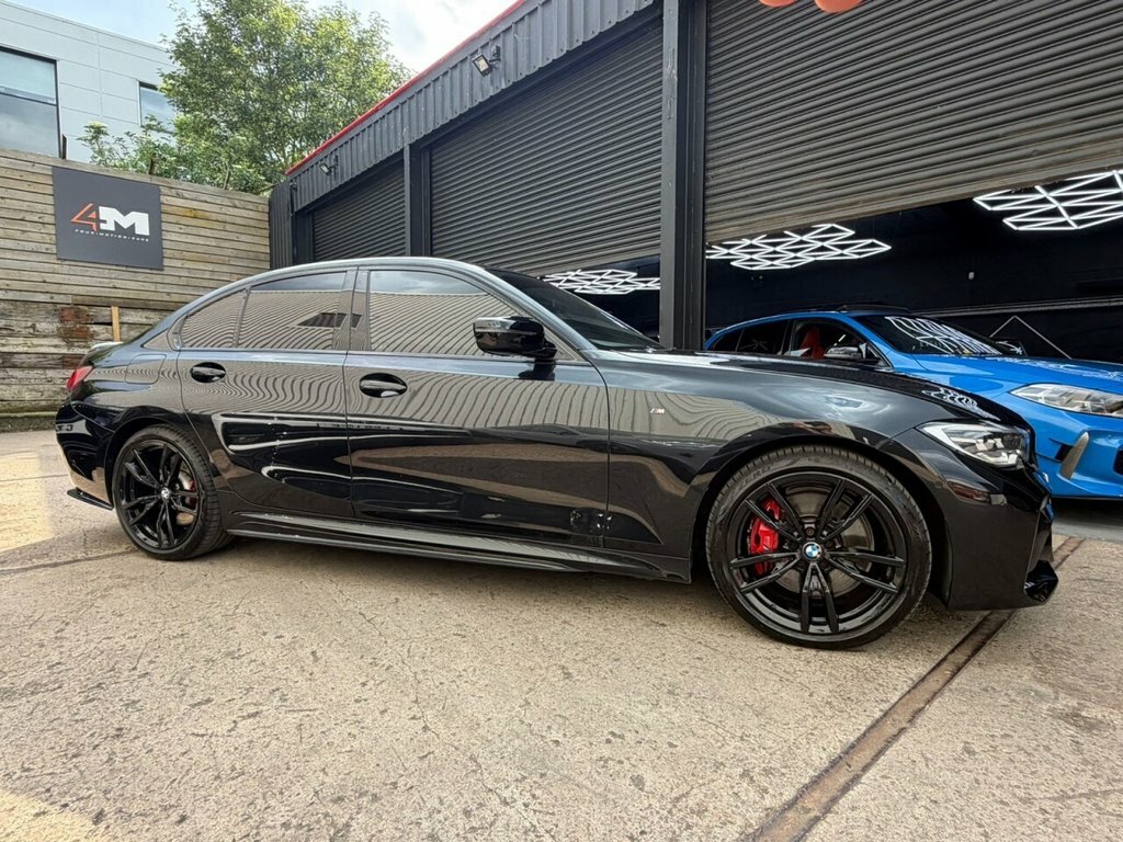 BMW 3 Series 3.0 M340d Mht Saloon Hybrid Xdrive FMZ8588 Black #4