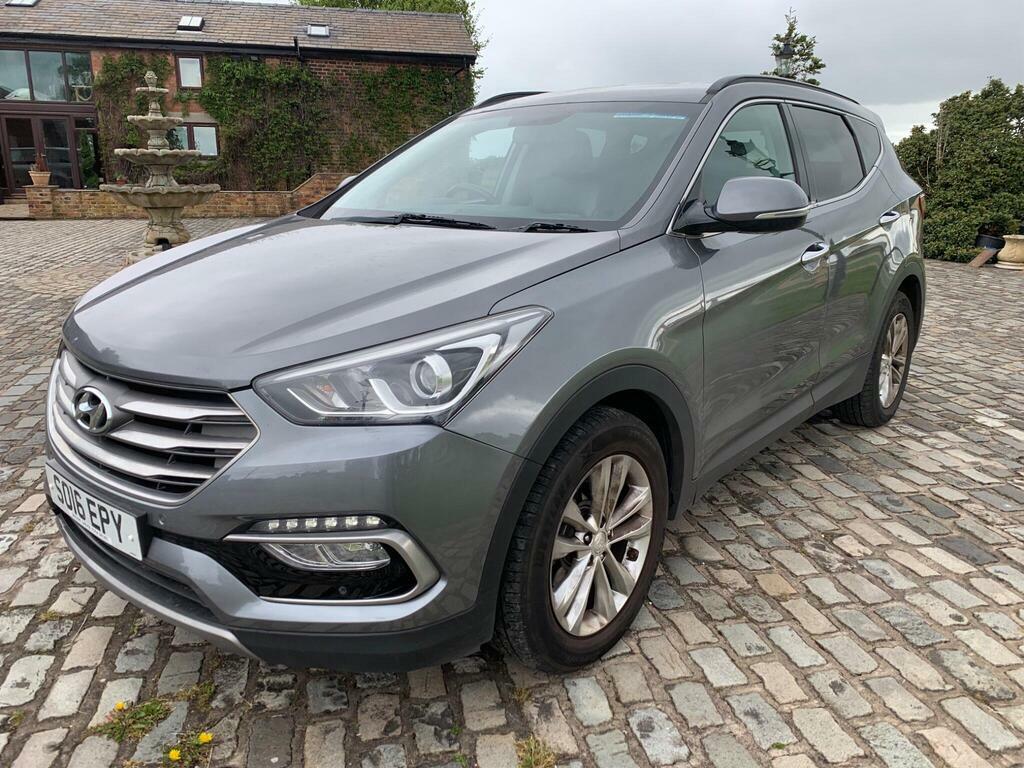 Hyundai Santa Fe 2.2 Crdi Blue Drive Premium 4Wd Euro 6 S S SO16EPY Grey #4