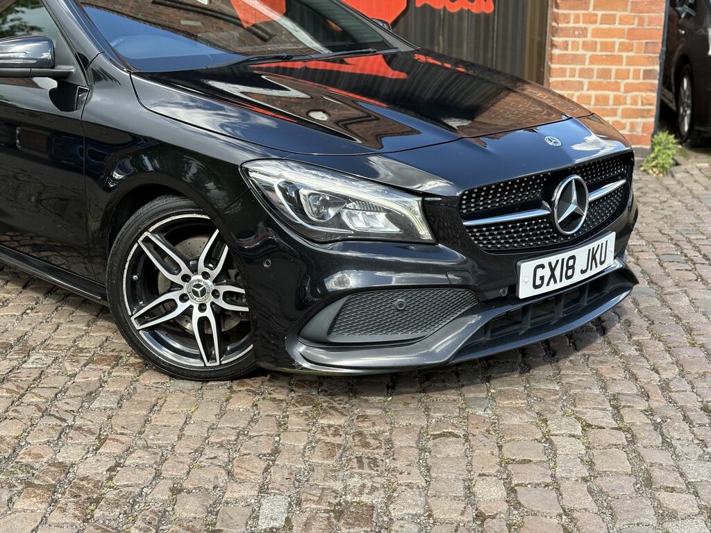 Mercedes-Benz CLA Class 2018 2.1 Cla220d Amg Line Coupe 7G-dct GX18JKU Black #6
