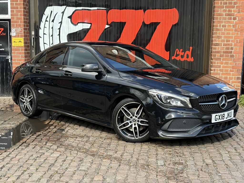 Mercedes-Benz CLA Class 2018 2.1 Cla220d Amg Line Coupe 7G-dct GX18JKU Black #5