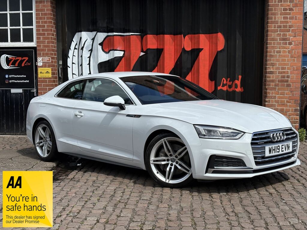 Audi A5 2019 3.0 Tdi V6 50 S Line Coupe Tiptron White
