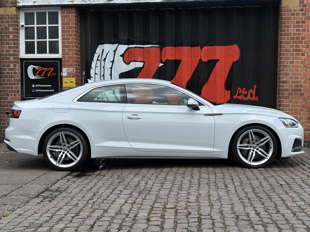 Audi A5 2019 3.0 Tdi V6 50 S Line Coupe Tiptron White #2