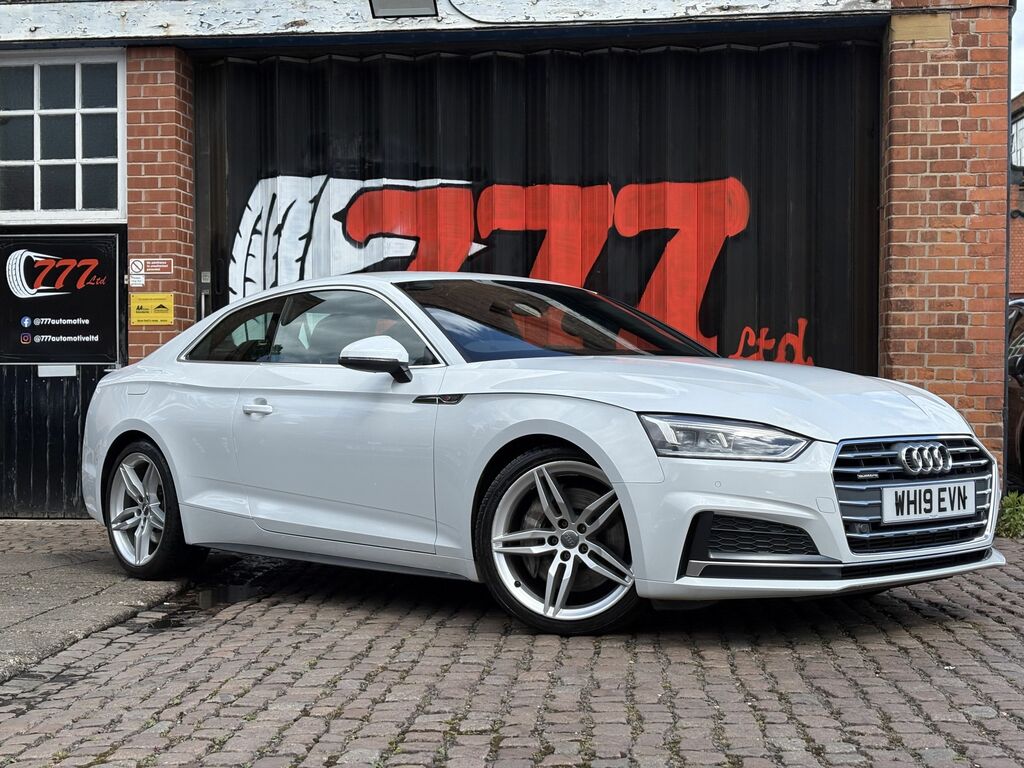 Audi A5 2019 3.0 Tdi V6 50 S Line Coupe Tiptron White #5
