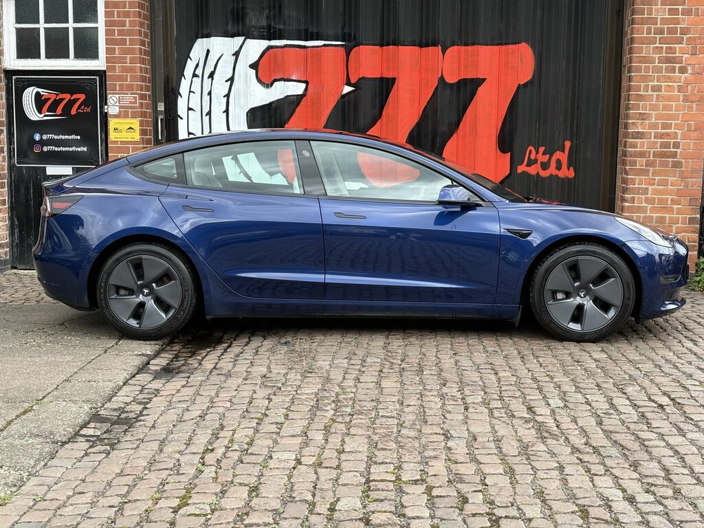 Tesla Model 3 2021 Dual Motor Long Range Saloon A WM21RXB Blue #2