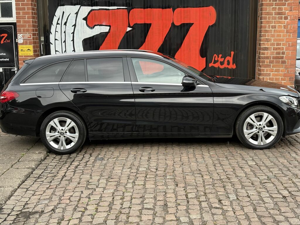 Mercedes-Benz C Class 2017 2.1 C220d Se Executive Edition Estate Die KS67UPD Black #2