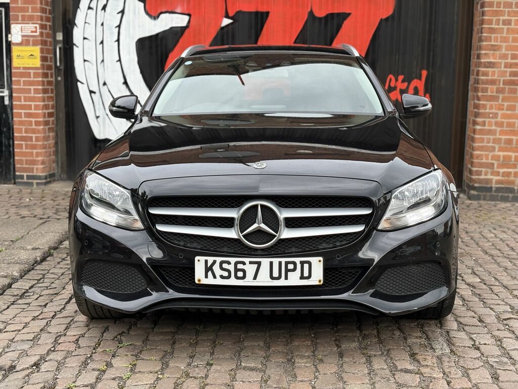 Mercedes-Benz C Class 2017 2.1 C220d Se Executive Edition Estate Die KS67UPD Black #3