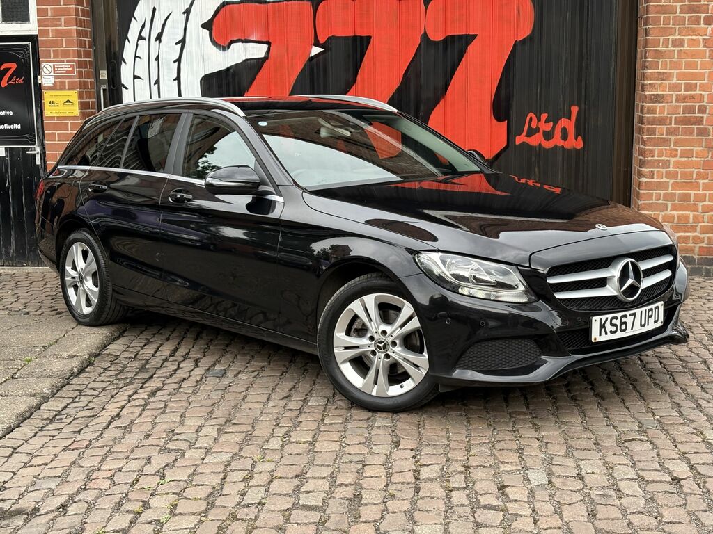 Mercedes-Benz C Class 2017 2.1 C220d Se Executive Edition Estate Die KS67UPD Black #5