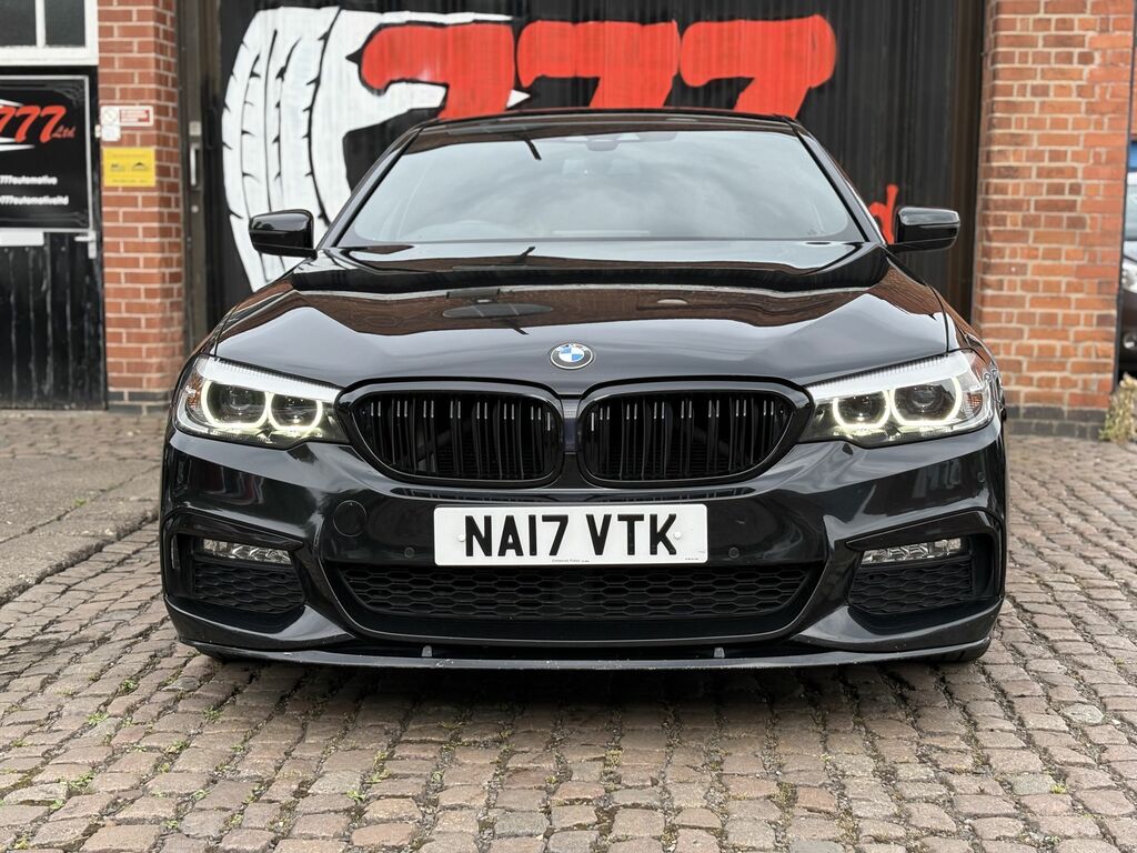 BMW 5 Series 2017 2.0 520D M Sport Saloon Euro NA17VTK Black #3