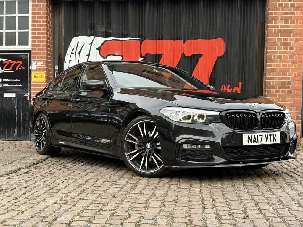 BMW 5 Series 2017 2.0 520D M Sport Saloon Euro NA17VTK Black #5