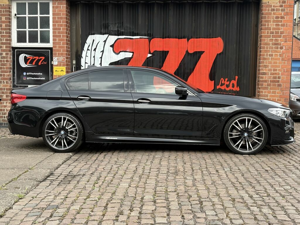 BMW 5 Series 2017 2.0 520D M Sport Saloon Euro NA17VTK Black #2