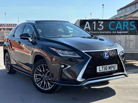 Lexus RX F Sport Cvt Black