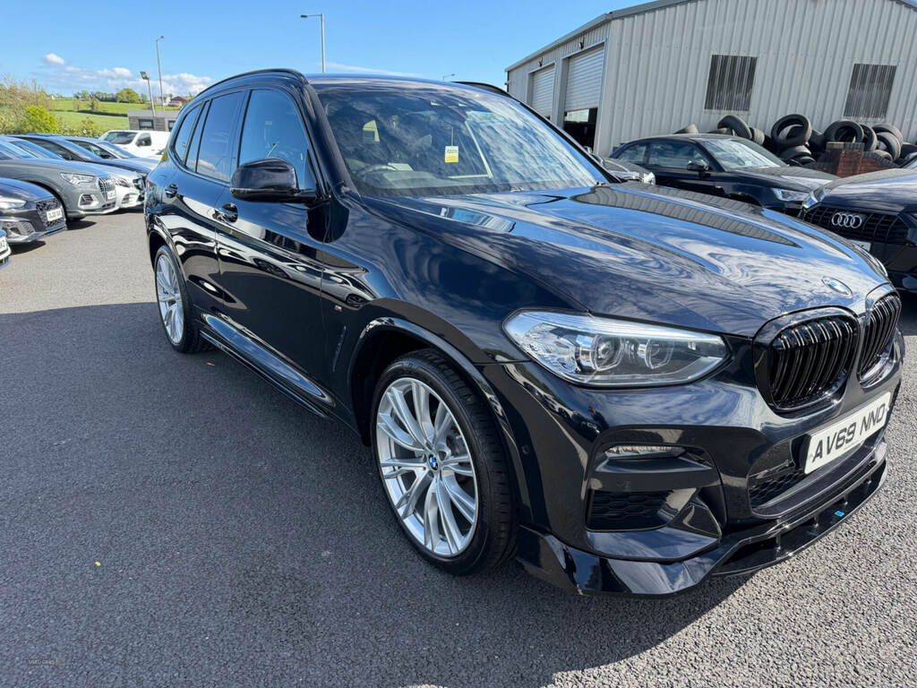 BMW X3 Xdrive20d M Sport Step AV69NNO Black #2