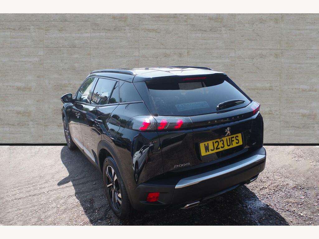 Peugeot 2008 1.2 Puretech Gt Eat Euro 6 S S 5... WJ23UFS Black #4