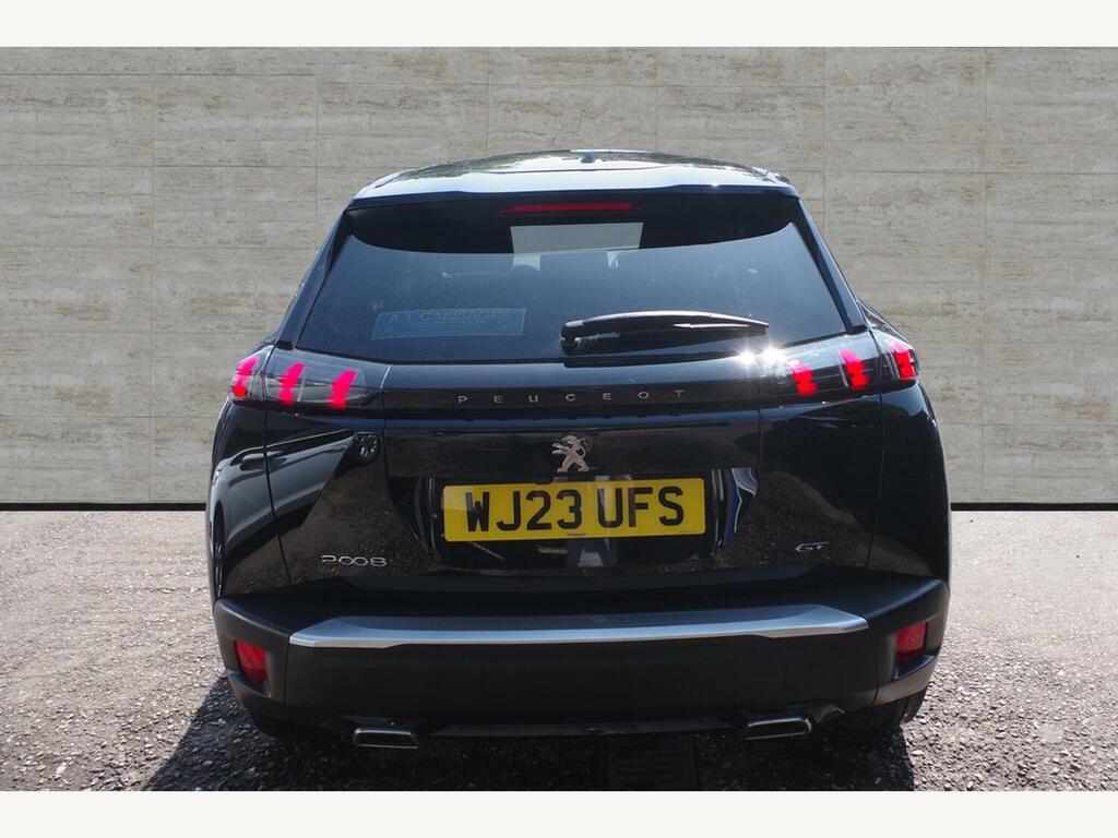 Peugeot 2008 1.2 Puretech Gt Eat Euro 6 S S 5... WJ23UFS Black #6