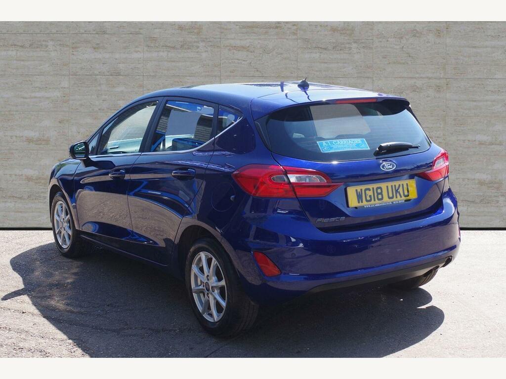 Ford Fiesta 1.0T Ecoboost Zetec Euro 6 S S 5D... WG18UKU Blue #4