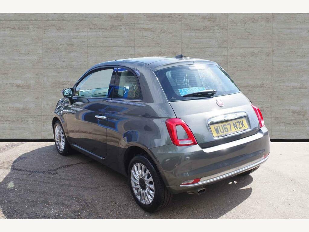 Fiat 500 1.2 Lounge Euro 6 S S Hatchback WU67NZK Grey #4