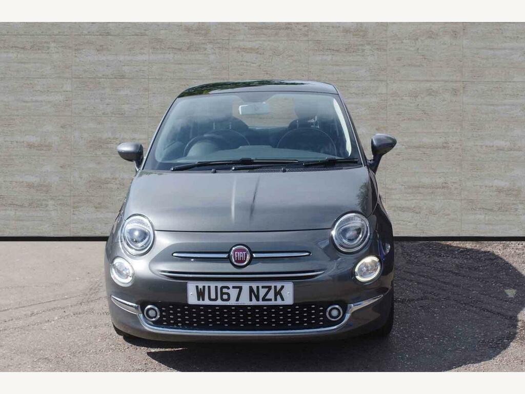 Fiat 500 1.2 Lounge Euro 6 S S Hatchback WU67NZK Grey #2