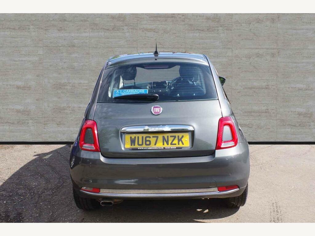 Fiat 500 1.2 Lounge Euro 6 S S Hatchback WU67NZK Grey #6