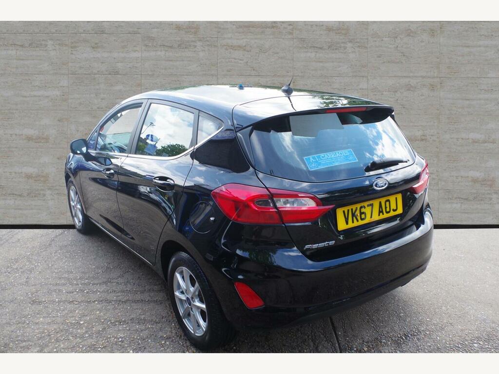 Ford Fiesta 1.0T Ecoboost Zetec Euro 6 S S 5D... VK67AOJ Black #3