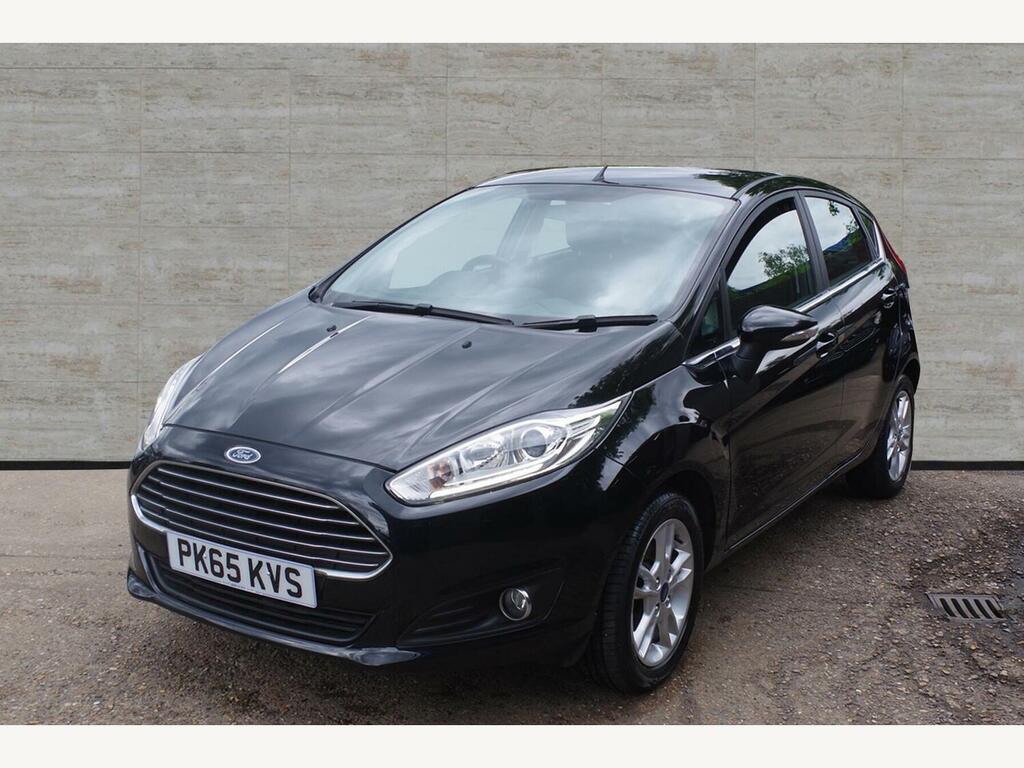 Ford Fiesta 1.25 Zetec Euro 6 Hatchback PK65KVS Black #3