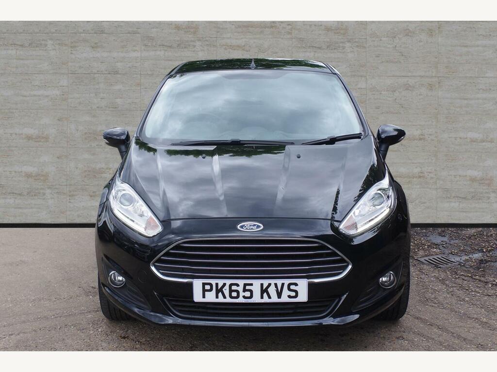 Ford Fiesta 1.25 Zetec Euro 6 Hatchback PK65KVS Black #2