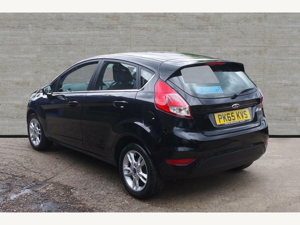 Ford Fiesta 1.25 Zetec Euro 6 Hatchback PK65KVS Black #4
