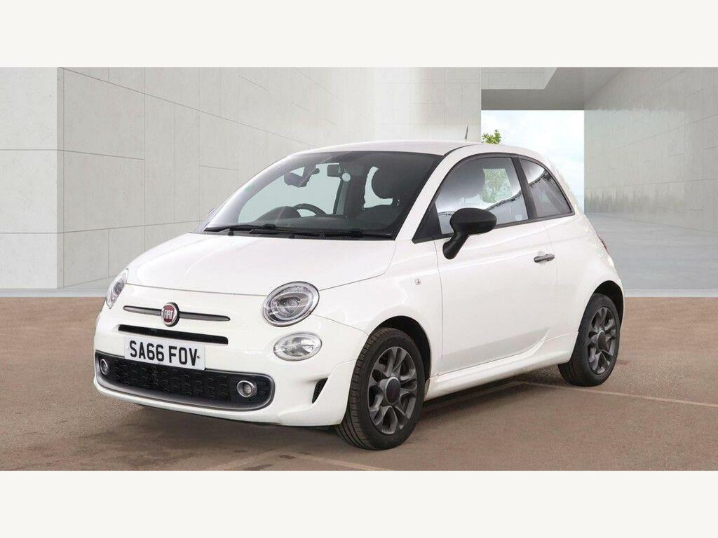 Fiat 500 1.2 S Euro 6 S S Hatchback SA66FOV White #2