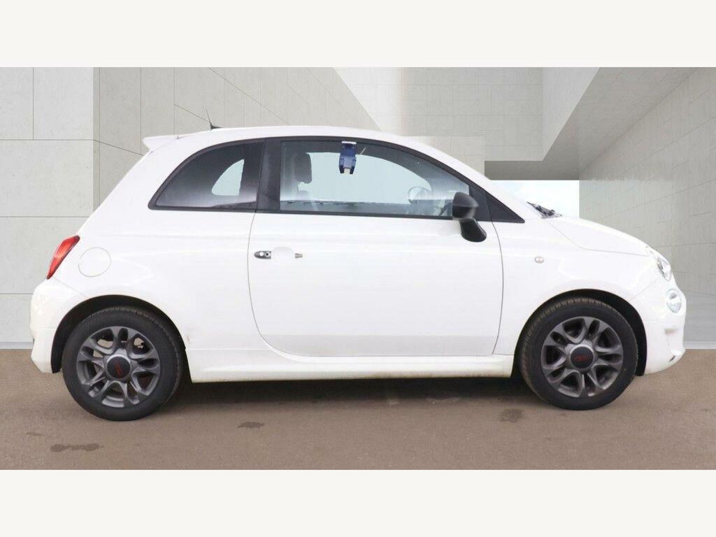 Fiat 500 1.2 S Euro 6 S S Hatchback SA66FOV White #5